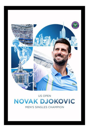 Cuadro Decorativo Tenis - Djokovic 04 - A3 30x40 Cm