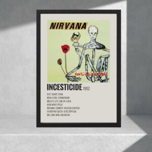 Cuadro Decorativo Musica - Nirvana, Incesticide - A3 30x40