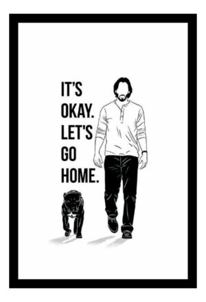 Cuadro Decorativo Cine - John Wick 01 - A3 30x40 Cm