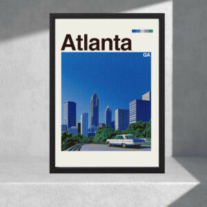 Cuadro Decorativo Paisajes - Usa, Atlanta - A3 30x40