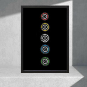 Cuadro Decorativo Formula 1 Modelo 04 - Tamaño A3 30x40 Cm