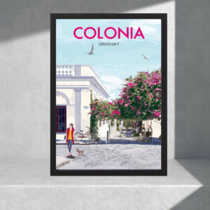 Cuadro Decorativo Paisajes - Colonia, Uruguay - A3 30x40 Cm