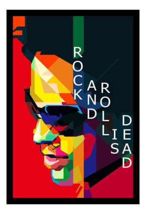 Cuadro Decorativo Musica - Lenny Kravitz 03 - A3 30x40 Cm