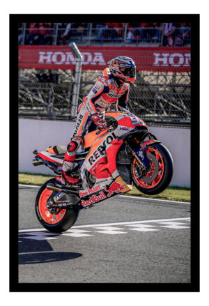 Cuadro Decorativo Moto Gp - Marc Marquez 07 - A3 30x40