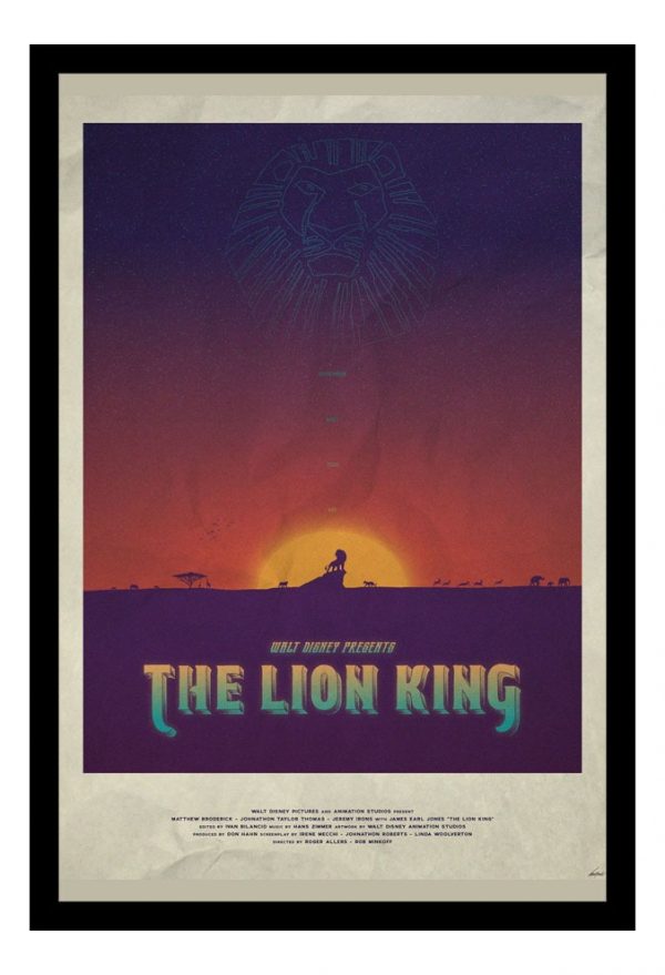 Cuadro Decorativo Cine - El Rey Leon 03 - A3 30x40