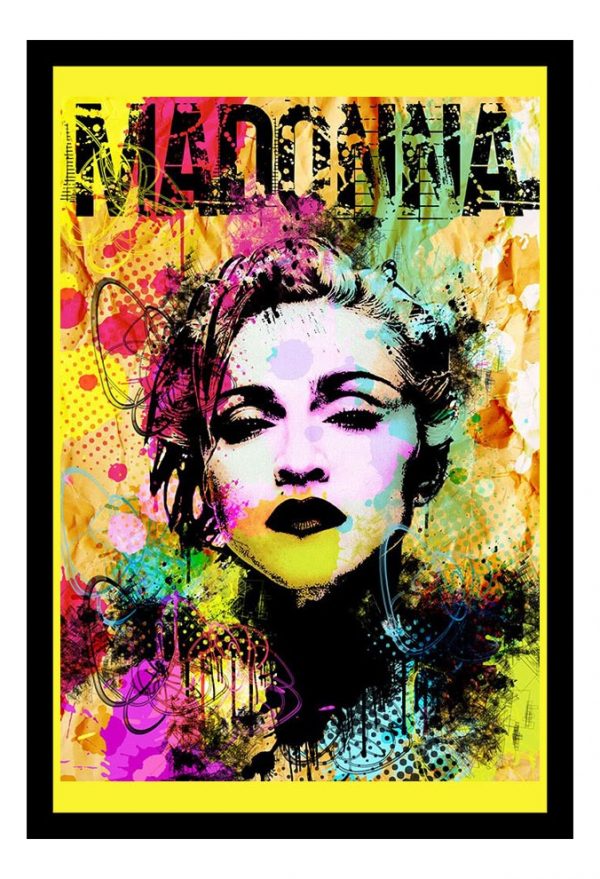 Cuadro Decorativo Musica - Madonna 04 - A3 30x40 Cm