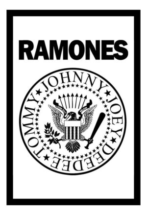 Cuadro Decorativo Música - Ramones 04 - A3 30x40
