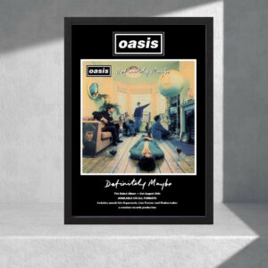 Cuadro Decorativo Musica - Oasis - Modelo 11 - A3 30x40 Cm