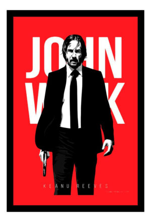 Cuadro Decorativo Cine - John Wick 11 - A3 30x40 Cm