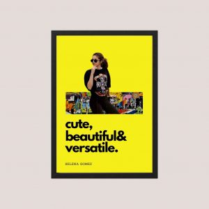 Cuadro Decorativo Selena Gomez 22 - Tamaño A3 30x40