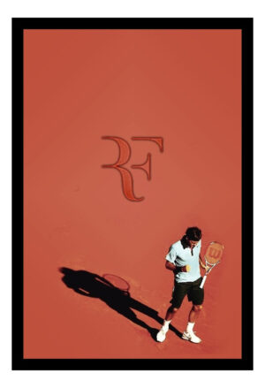 Cuadro Decorativo Tenis - Federer 06 - A3 30x40 Cm