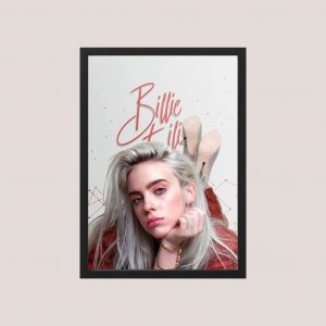Cuadro Billie Eilish Modelo 03 - Tamaño A3 30x40 Cm