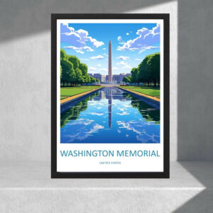 Cuadro Decorativo Paisajes - Washington, Usa - A3 30x40 Cm