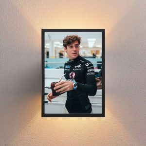 Cuadro F1 Franco Colapinto Alpine 08 - Tamaño A3 30x40 Cm