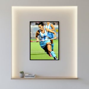 Cuadro Decorativo Hockey - Luciana Aymar 02 - A3 30x40 Cm