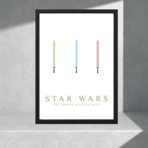 Cuadro Decorativo Series - Star Wars 01 - Tamaño A3 30x40 Cm