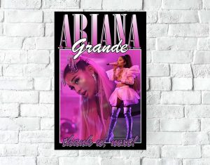Poster Lámina Decorativa Ariana Grande Mod 12, A3 30x42 Cm