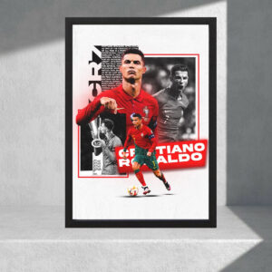Cuadro Decorativo Cristiano Ronaldo 05 - Tamaño A3 30x40 Cm