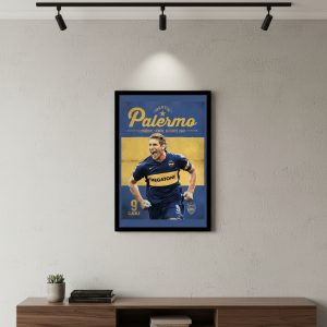 Cuadro Decorativo Boca Juniors - Palermo 15 - A3 30x40 Cm