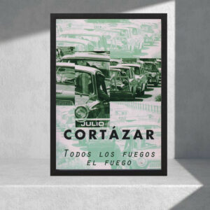 Cuadro Decorativo Literatura - Julio Cortazar 09 - A3 30x40