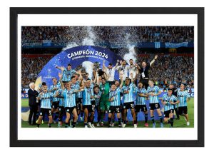 Cuadro Decorativo Racing Campeón Sudamericana 2024 A3 30x40