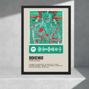 Cuadro Decorativo Andres Calamaro, Bohemio - A3 30x40