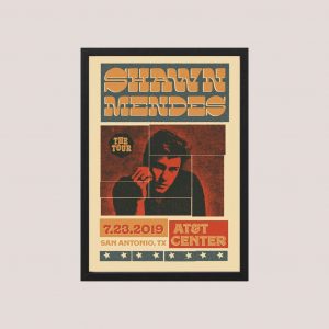 Cuadro Decorativo Shawn Mendes 13 - Tamaño A3 30x40