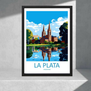 Cuadro Decorativo Paisajes - La Plata - A3 30x40 Cm