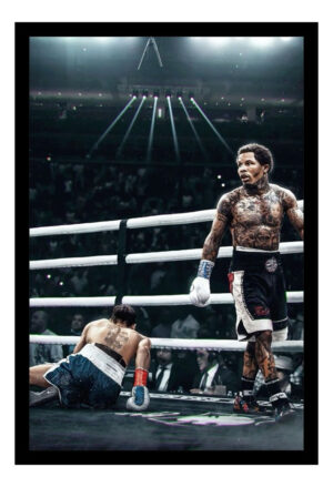 Cuadro Decorativo Boxeo - Gervonta Davis 10 - A3 30x40