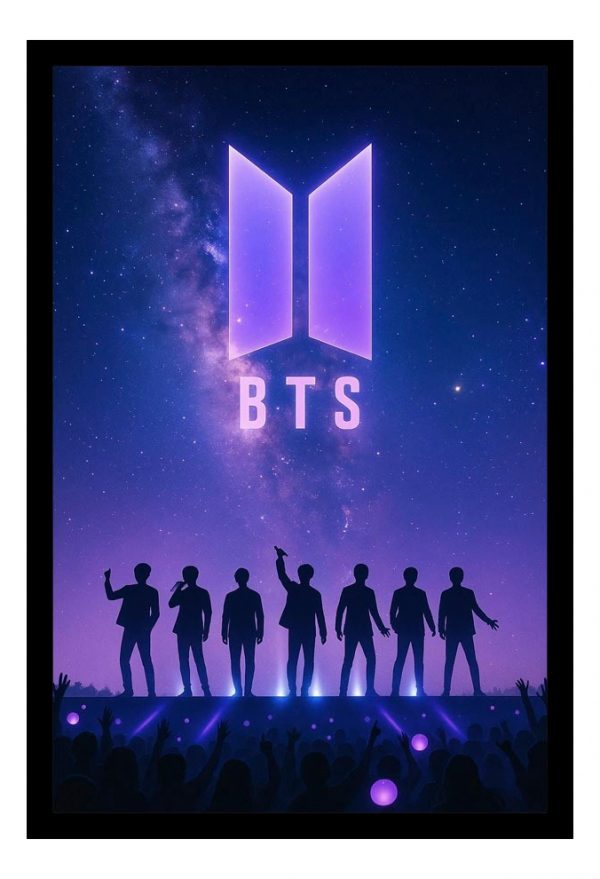 Cuadro Decorativo Musica - Bts 05 - A3 30x40