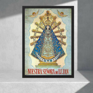 Cuadro Decorativo Virgen De Lujan 05 - A3 30x40 Cm