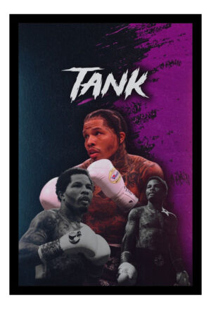 Cuadro Decorativo Boxeo - Gervonta Davis 04 - A3 30x40