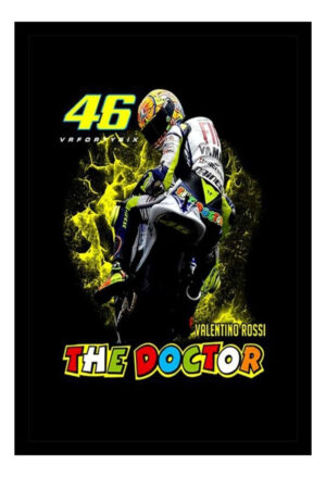 Cuadro Decorativo Moto Gp - Valentino Rossi 08 - A3 30x40