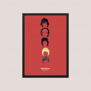 Cuadro Decorativo Rolling Stones 18 - Tamaño A3 30x40