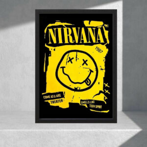 Cuadro Decorativo Musica - Nirvana 05 - A3 30x40
