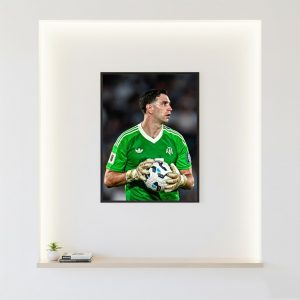 Cuadro Decorativo Futbol - Dibu Martinez 02 - A3 30x40 Cm