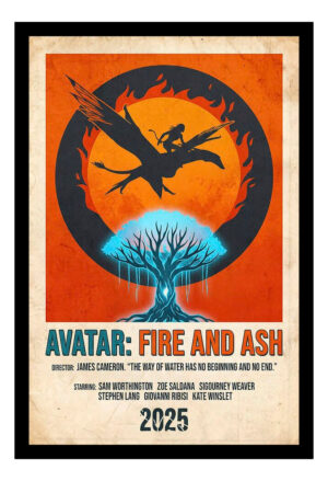 Cuadro Decorativo Avatar - Fuego Y Cenizas 06 - A3 30x40