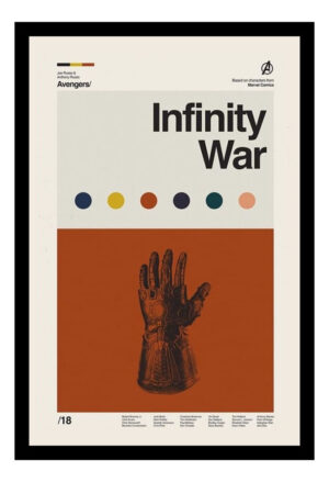 Cuadro Decorativo Cine - Avengers Infinity War 03 - A3 30x40