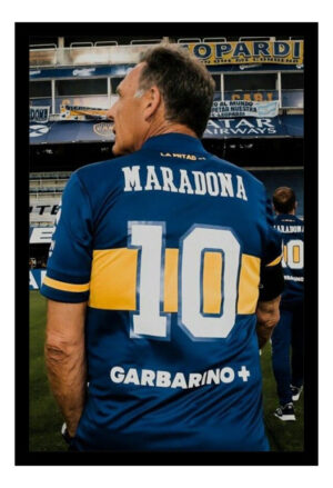 Cuadro Boca Juniors - Miguel Angel Russo 08 - A3 30x40 Cm