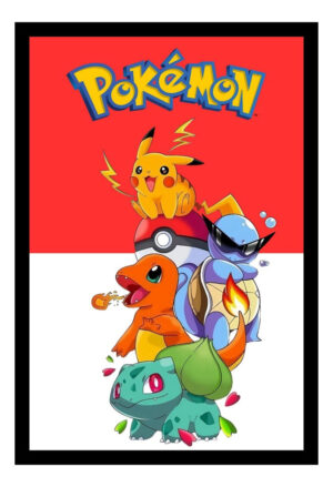 Cuadro Decorativo Series - Pokemon 01 - A3 30x40 Cm