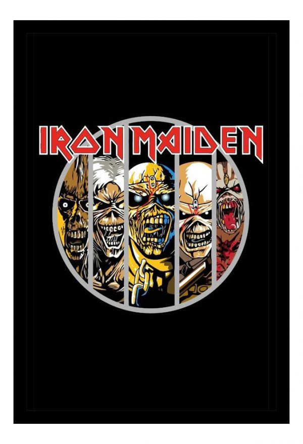 Cuadro Decorativo Música - Iron Maiden 04 - A3 30x40 Cm