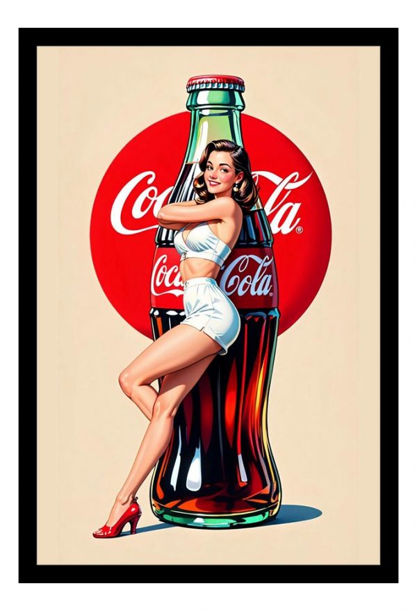 Cuadro Decorativo Bares - Coca Cola 14 - A3 30x40