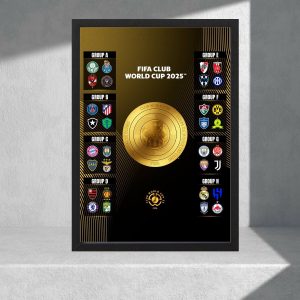 Cuadro Decorativo Mundial De Clubes 2025 04 - A3 30x40
