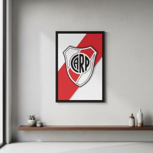 Cuadro Decorativo Futbol - River Plate 12 - A3 30x40 Cm