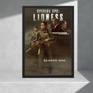 Cuadro Decorativo Series - Lioness 04 - Tamaño A3 30x40 Cm