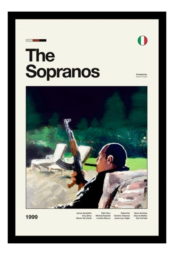 Cuadro Decorativo Series - The Sopranos 07 - A3 30x40 Cm