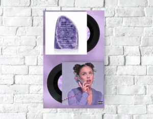 Poster Decorativo Olivia Rodrigo Cd Concept 07 - A3 30x40 Cm