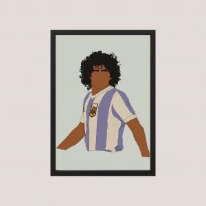 Cuadro Diego Maradona - Modelo 03 - Tamaño A3 30x40 Cm