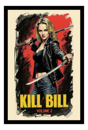 Cuadro Decorativo Cine - Kill Bill 09 - A3 30x40 Cm