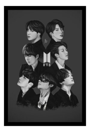 Cuadro Decorativo Musica - Bts 15 - A3 30x40